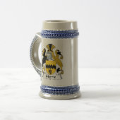 Morris Coat of Arms Stein - Family Crest Bierpul (Voorkant links)