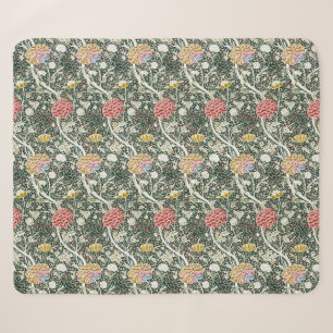 Morris Cray Bloesem Floral Design Groen Sherpa Deken