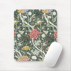 Morris Cray Vintage Bloem Bloemendesign Groen Muismat