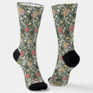Morris Cray Vintage Blossom Bloemontwerp Groen Sokken