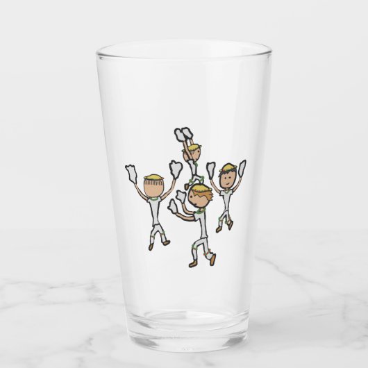 Morris Dancing Glas (Voorkant)