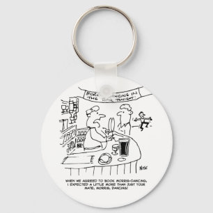 Morris Dancing in Pub. Traditional Morris Dancing Sleutelhanger