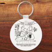 Morris Dancing in Pub. Traditional Morris Dancing Sleutelhanger (Voorkant)