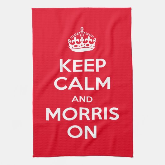 Morris Dancing Theedoek (Verticaal)