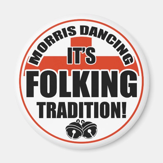 Morris Dancing Tradition Magneet (Voorkant)