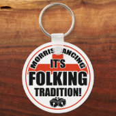 Morris Dancing Tradition Sleutelhanger (Voorkant)