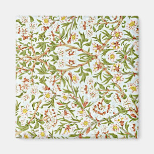 Morris - Delicate Floral Blossom Pattern Magneet