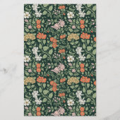 Morris Floral Garden Menu Card (Dos)