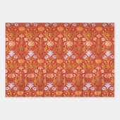  Morris Floral Rabbit Artichoke Roos & Lily Inpakpapier Vel (Voorkant 3)