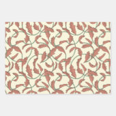 Morris Garden Floral Pattern Inpakpapier Vel (Voorkant 3)