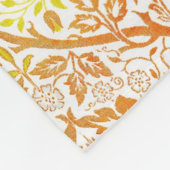 Morris Golden Bough: klassieke botanische eleganti Fleece Deken (Hoek)