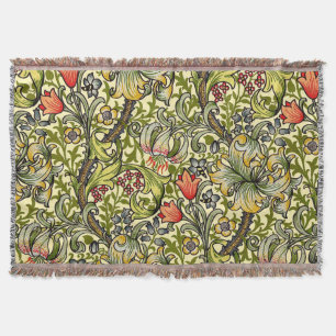 Morris Golden Lily Pattern Rugs Deken