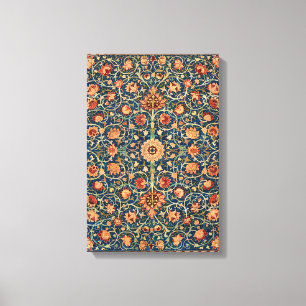 Morris - Holland Park, vintage tapijtontwerp Canvas Afdruk