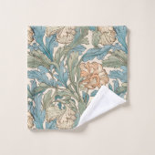 Morris Inspirée Personnalisée Florale (Gant de toilette)