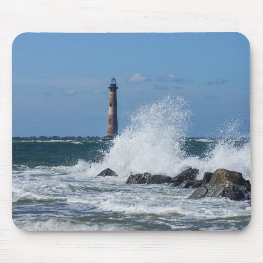 Morris Island Lighthouse Splash Muismat (Voorkant)