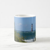 Morris Island Lighthouse Walkway Coffee Mug (Centre)