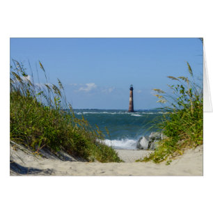 Morris Island Lighthouse Walkway Wenskaart