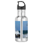 Morris Island Vuurtoren Splash Water Fles (Achterkant)