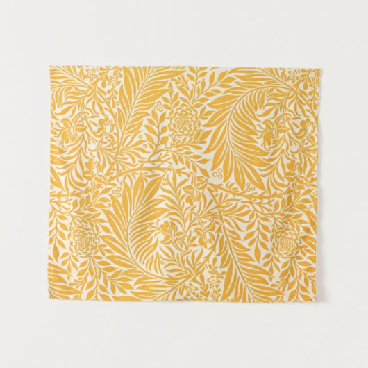 Morris - Larkspur, goudgeel Wandkleed (Voorkant (horizontaal))