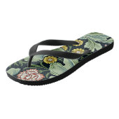 Morris - Leicester,  bloempatroon Teenslippers (Schuin)