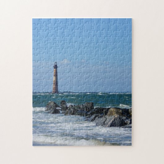 Morris Lighthouse Folly Beach Legpuzzel (Verticaal)