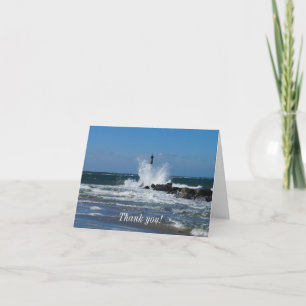 Morris Lighthouse Splash bedankje Bedankkaart