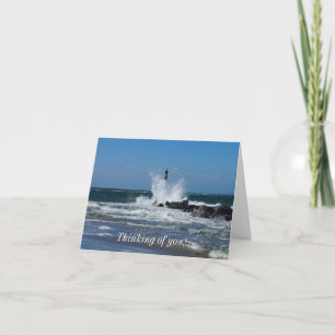 Morris Lighthouse Splash denkt aan jou Kaart