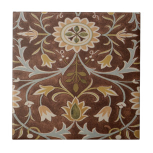 Morris Little Flower Art Nouveau Detail Tegeltje