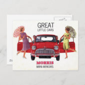 Morris Mini Minor 1963 Briefkaart (Voorkant / Achterkant)