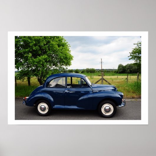 Morris Minor 1000 Poster (Voorkant)