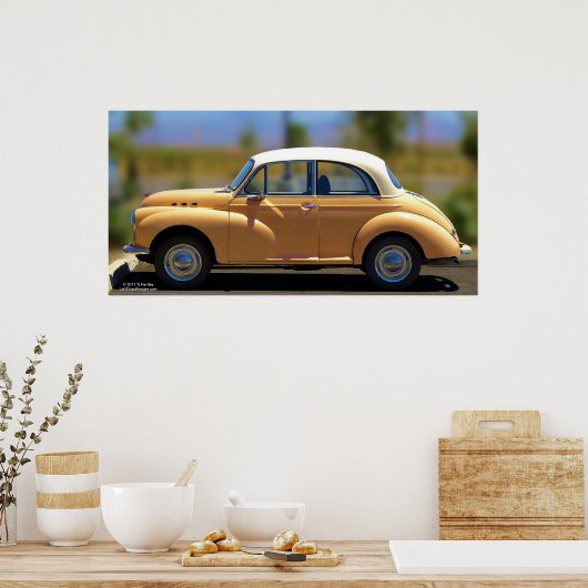 MORRIS MINOR 1000 POSTER (Cuisine)