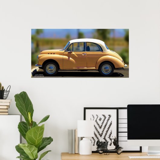 MORRIS MINOR 1000 POSTER (Bureau à domicile)