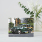 Morris Minor 1000 Traveler Briefkaart (Staand voorkant)