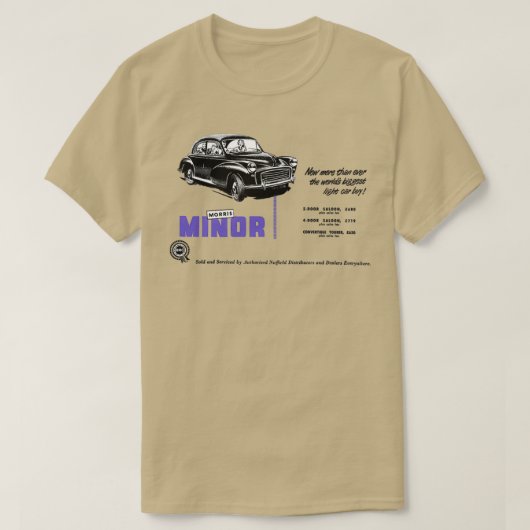 MORRIS MINOR 1 T-SHIRT (Design voorkant)