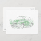 Morris Minor (Biro) Briefkaart (Voorkant / Achterkant)