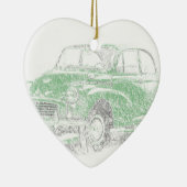 Morris Minor (Biro) Keramisch Ornament (Rechts)