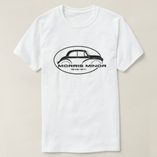 Morris Minor Classic Britse auto T-shirt