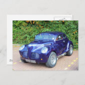 Morris Minor Hot Rod Briefkaart (Voorkant / Achterkant)