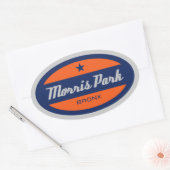 Morris Park Ovale Sticker (Envelop)