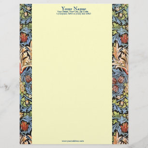 Morris Patterned Letterhead Briefhoofd Ontwerp