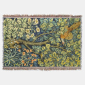 Morris  Pheasant eekhoorn & Bloempatroon Deken (Voorkant)