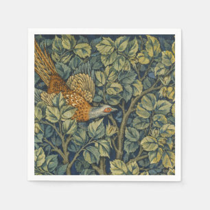 Morris Pheasant eekhoorn & Bloempatroon Servet