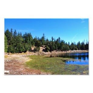 Morris Reservoir en Crystal Lake Foto Afdruk