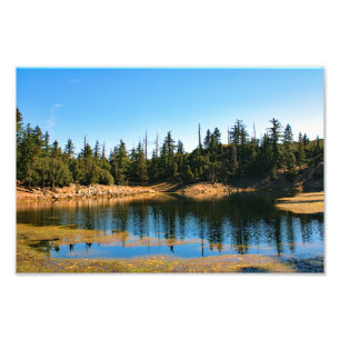 Morris Reservoir en Crystal Lake Foto Afdruk
