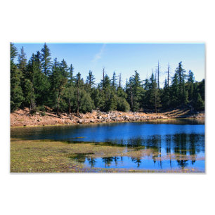 Morris Reservoir en Crystal Lake Foto Afdruk