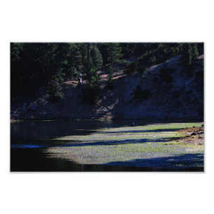 Morris Reservoir en Crystal Lake Foto Afdruk