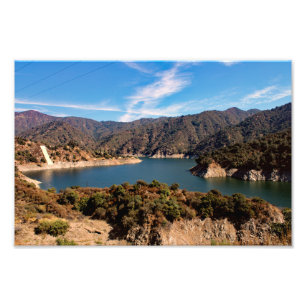Morris Reservoir en Crystal Lake Foto Afdruk