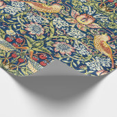 Morris - Strawberry Thief Bird & Floral Pattern Cadeaupapier (Hoek)