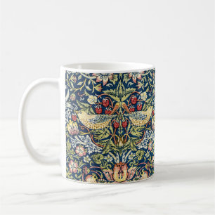 Morris - Strawberry Thief Bird & Floral Pattern Koffiemok