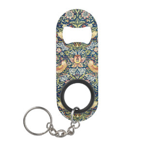 Morris - Strawberry Thief Bird & Floral Pattern Mini Flessenopener